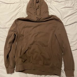 H&M Brown Mens Hoodie Size M Relaxed Fit